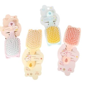 Mini <b>Cushion</b> Hair Comb <b>Small</b> Portable Travel Massage Comb Plastic For General Use - Product Image 4