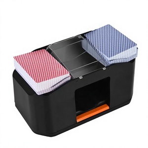 Barajador de Cartas Automático de 2 Mazos, Recargable por USB, Máquina para Barajar Póker, Dispositivo Portátil para Mesa de Blackjack - Product Image 4