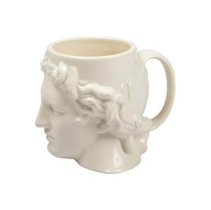 Taza de <span class=keywords><strong>Café</strong></span> de Cerámica con Cabeza de <span class=keywords><strong>Apolo</strong></span>, Escultura, Adorno de Escritorio, Portalápices, Taza de Viaje de Cerámica para Regalo del Día del Padre - Product Image 2