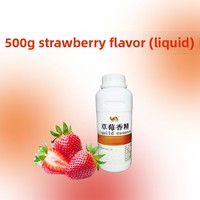 La saveur extra épaisse de poudre de fraise pour l'appât de poisson pour les desserts solides de thé de lait de boisson augmente l'arôme dans les ingrédients ajoutés
