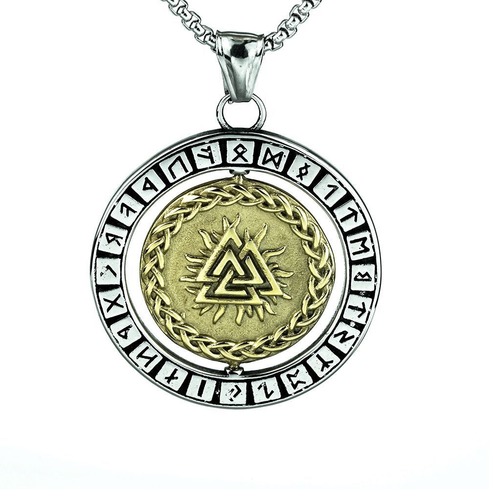 01307 Gold-tone - with chain 60cm
