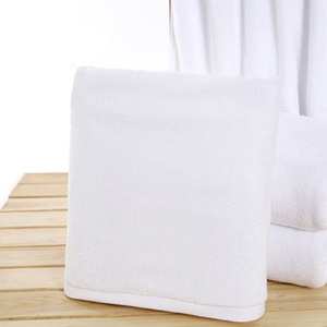 White Pure Cotton <b>Bath</b> <b>Towel</b> 100X200Cm Extra <b>Large</b> Thick Hotel Use - Product Image 1