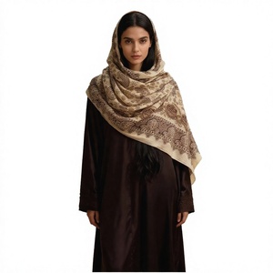 Vintage Cotton Stoles Soft Premium Breathable Skin-Friendly Head <b>Wraps</b> Muslim Women Floral Modal Long <b>Shawl</b> Scarf 180*80cm - Product Image 2