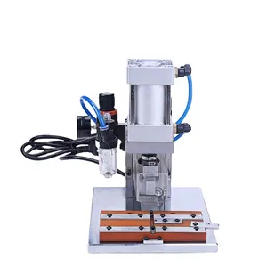 Adjustable IDC Flat Cable Connector Crimping Machine 2P To 64P Cable Ribbon Cable Pneumatic Crimping Machine