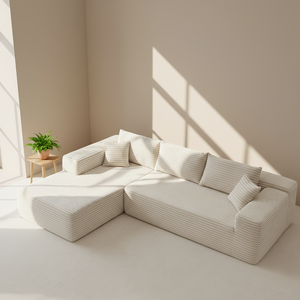 Set <span class=keywords><strong>Divano</strong></span> <span class=keywords><strong>Componibile</strong></span> di Lusso a L Moderno Canapè Modulare a Compressione Divani Convertibili in Velluto <span class=keywords><strong>Divano</strong></span> Lungo <span class=keywords><strong>Componibile</strong></span> per Soggiorno - Product Image 5