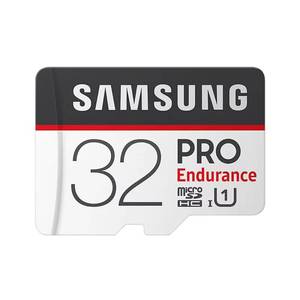 Tarjeta de Memoria SD SAMSUNG Pro Endurance de Alta Velocidad de 32 GB, 64 GB, 128 GB con Adaptador C10, Tarjeta TF para Cámara 4K - Product Image 1