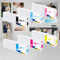 Tinta Dye Berkualitas Tinggi Xcellent High Yield 700ml T6521-T6525, Kartrid Tinta Kompatibel untuk Printer Fujifilm DL650 dengan Chip