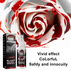 Offre Spéciale 30ml effet spécial maquillage vêtements éclaboussures de sang liquide théâtral faux stade pulvérisation de sang pour Halloween - Product Image 4