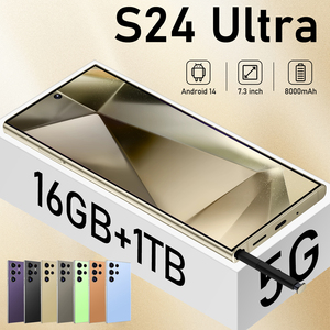 Téléphone mobile original S24 Ultra Gaming AI avec écran HD de 7,3 pouces, reconnaissance faciale, clavier QWERTY, réseau CDMA, appareil photo 108MP, français - Product Image 4