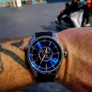 Reloj GMT de Lujo para Hombre, Correa de Cuero, Esfera Grande, Luminoso, Mecánico, Automático - Product Image 6