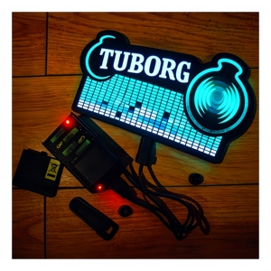 Adesivo EL Attivato dal Suono per la Vita Notturna Luminosità intermittente con ritmo musicale e rumore. Migliora l'atmosfera. Ideale per bar, KTV e feste - Product Image 1