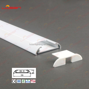 LS-046 Nhôm LED Hồ Sơ Anodized 6063 Liner LED Chiếu Sáng Cho Dải Đèn LED Rộng 40Mm - Product Image 1