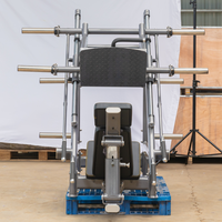 YG-ES021 Équipement de fitness professionnel en acier pour la musculation, machine à squat linéaire à 45 degrés et presse à jambes à charge par plaques
