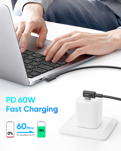 Câble de charge rapide SUNGUY Type-C 60W, câble de données USB tressé en nylon, 1m, câble de charge écologique pour téléphones et banques d'alimentation - Product Image 3