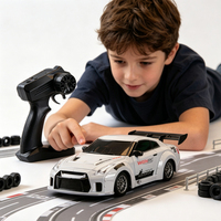 Voiture de course RC WGNRC S916 GTR 1/43 pour drift sur bureau, vitesse élevée 15 km/h, mini voiture RC légère, voiture de course sportive RC, mini voiture de drift de bureau