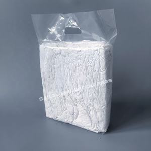 Trapos de T-shirt para Taller, 40-60 cm, Gran Absorción de Aceite y Agua, Grado B, Trapos de Algodón Blancos, Trapos de Limpieza 100% Algodón - Product Image 1