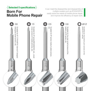 <span class=keywords><strong>Kit</strong></span> de <span class=keywords><strong>réparation</strong></span> de tournevis <span class=keywords><strong>6</strong></span>-en-1 RELIFE RL-725 pour téléphones mobiles <span class=keywords><strong>iPhone</strong></span> et Android, outil de démontage - Product Image 4