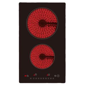 Table de cuisson infrarouge à deux brûleurs, 240V, encastrable, avec commande tactile, certifiée ETL, pour usage domestique - Product Image 1