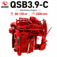 Moteur diesel authentique DCEC Cummins QSB3.9-C125 125 CV 93 kW 3,9 L EU Stage IIIA pour excavatrice, chargeuse, engins de construction