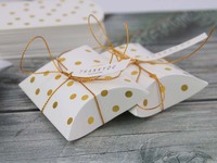 Elegantes Cajas de Regalo de Cartón con Rayas Doradas, Laminado Mate, Forro de Esponja, Cordón Elástico, Etiquetas Colgantes de Agradecimiento
