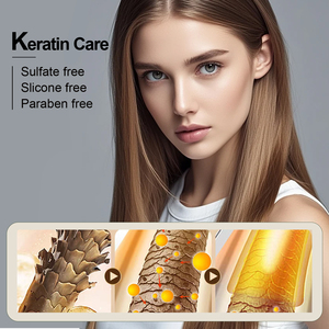 OEM krim Salon rambut permanen 1000ml, pelurus rambut Keratin Brazil, krim perawatan Keratin rambut untuk penghalus rambut - Product Image 6