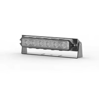 DC12/24V Quad Farben LED-Kühlergrill leuchten für Autos Oberflächen montage LED-Blitz warnleuchte High Bright