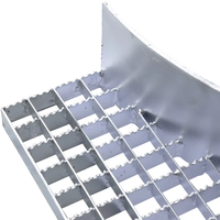Grille en acier sur mesure OEM pour marches d'escalier et revêtements de sol