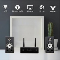 Fiio — amplificateur audio multi-salle A50 50w, 2 canaux, haute performance, wi-fi et BT ethernet, puissance