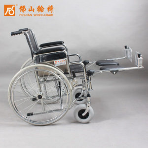 Silla de ruedas manual Foshan FS902C de aleación de aluminio ligera para ancianos y discapacitados - Product Image 2