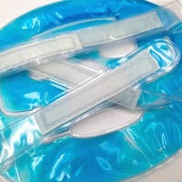 Masque en gel réutilisable pour femmes, compresse chaude et froide, masque de thérapie, gel glacé