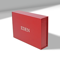 Caja Magnética Plegable, Diseño Personalizado, Logotipo Dorado, Empaque de Papel, Caja Rígida de Lujo