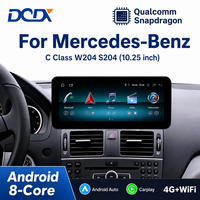 Lecteur DVD de voiture 10,25 pouces pour Mercedes Benz Classe C W204 2007-2014 NTG4.0/4.5, autoradio multimédia, lecteur audio, Carplay, Android Auto, écran