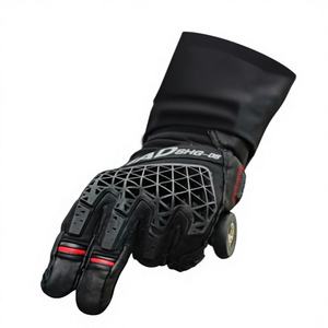Gants de moto en cuir imperméables et respirants en cuir de chèvre, gants de motocross à doigts complets, isolés thermiquement - Product Image 1