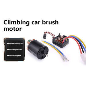 Moteur à balais haute puissance 8,4 V 540 35T, corps en plastique noir avec bornes en cuivre pour modèles RC - Product Image 3