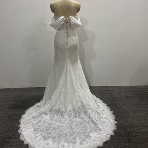 Lsqx137 Wedding Dresses Mermaid Gowns for Brides Bridal Dress Beads Lace Corset Bride Lace Customize Robe De Marie Jancemebr - Product Image 6