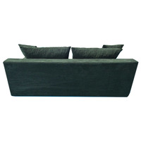 Modernes Hochdichtes Schaumstoff-Modulsofa mit Zwei Sitzen und Stoffbezug für Apartment-Wohnzimmer