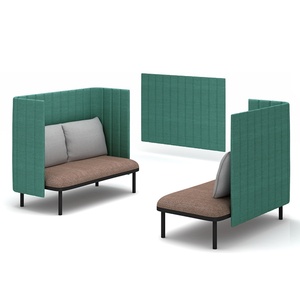 Colorful <b>Office</b> Booth <b>Sofa</b> High Back Fabric Private Space Conference Meeting <b>Office</b> Sectional Garden Hotel <b>Sofa</b> Set - Product Image 3