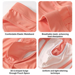 <span class=keywords><strong>Jeune</strong></span> <span class=keywords><strong>Gay</strong></span> hommes respirant Sexy Bikini sous-vêtements mignon adulte serré maille Dick pénis trou slips écologique séchage rapide - Product Image 2