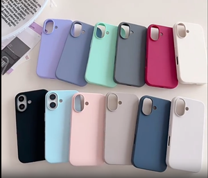 Funda de silicona líquida a prueba de golpes para iPhone 17 Air, 16/15/14 Pro Max 13/12, funda de teléfono que absorbe los golpes y disipa el calor - Product Image 6