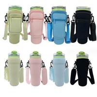 Housse isolante en néoprène pour bouteille d'eau, sac de transport pour gobelet de 40 oz avec sangle