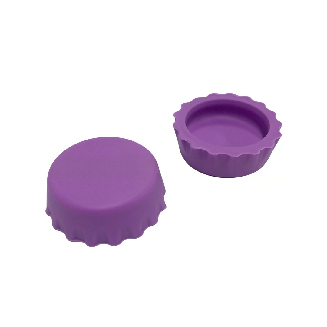 Bouchon de bouteille de bière violette