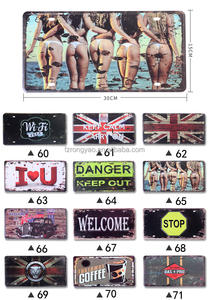 Placa de <span class=keywords><strong>Matrícula</strong></span> Metálica Estilo Antiguo con Números en Relieve, Recuerdos Vintage, Placas Decorativas para Colgar, Accesorios para Automóviles - Product Image 5