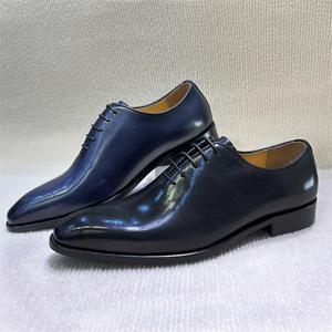 Chaussures de ville classiques pour hommes - Chaussures habillées de luxe à lacets, style Oxford fait main, chaussures habillées et Oxfords tendance - Product Image 6