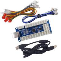 Contrôleur d'arcade 4-en-1 avec encodeur zéro retard mécanique USB PC/Xbox 360 Compatible Windows & Android Game Control Board