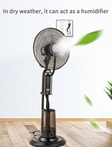 7 lá trong nhà ngoài trời 16inch Điều khiển từ xa Mist Fan chất lượng cao phun nước Quạt làm mát nước đứng Mist Fan - Product Image 4