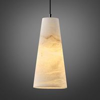 Nouveautés transfrontalières : Mini lustre LED tendance style européen et américain en marbre, éclairage décoratif pour salles à manger