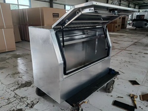 Herui Trung Quốc Thương Hiệu 3.0Mm Dày Nhôm Ute Tán Con Chó Không Thấm Nước Hộp Công Cụ Tùy Chỉnh Kích Thước Cá Voi Đuôi/T-Khóa Cho Xe Bán Tải - Product Image 4