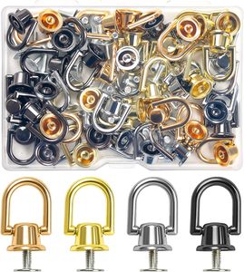 Pcs <b>Small</b> D Rings For Purse Purse Hardware For <b>Bag</b> Making Purse Making Supplies Black <b>Silver</b> Gold Light Gold - Product Image 1