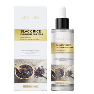 מלאי & תווית פרטית קליפת שוט זוהר שחור פילינג סרום אמפולות עם התכווצות ואלוורה לפנים - Product Image 6