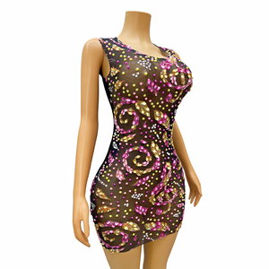 Vestido de fiesta de lujo Fiesta Cóctel <span class=keywords><strong>Vestidos</strong></span> para niñas con ropa de fiesta de cristal Vendedores de <span class=keywords><strong>boutique</strong></span> Mujeres Sexy - Product Image 2